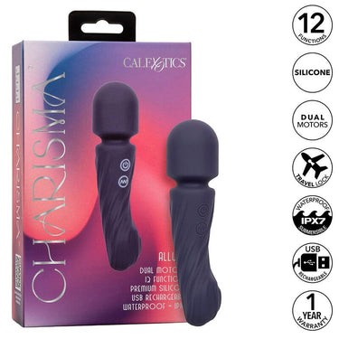 Massaggiatore Doppio Motore Viola 12 Funzioni - Charisma Allure